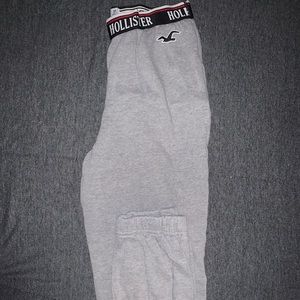 Grey Hollister sweatpants